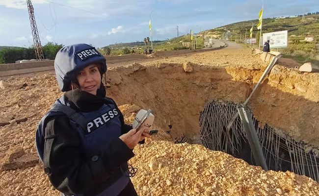 Lebanese journalist Amal Khalil killed in Israeli strike on house where she took cover, paper says